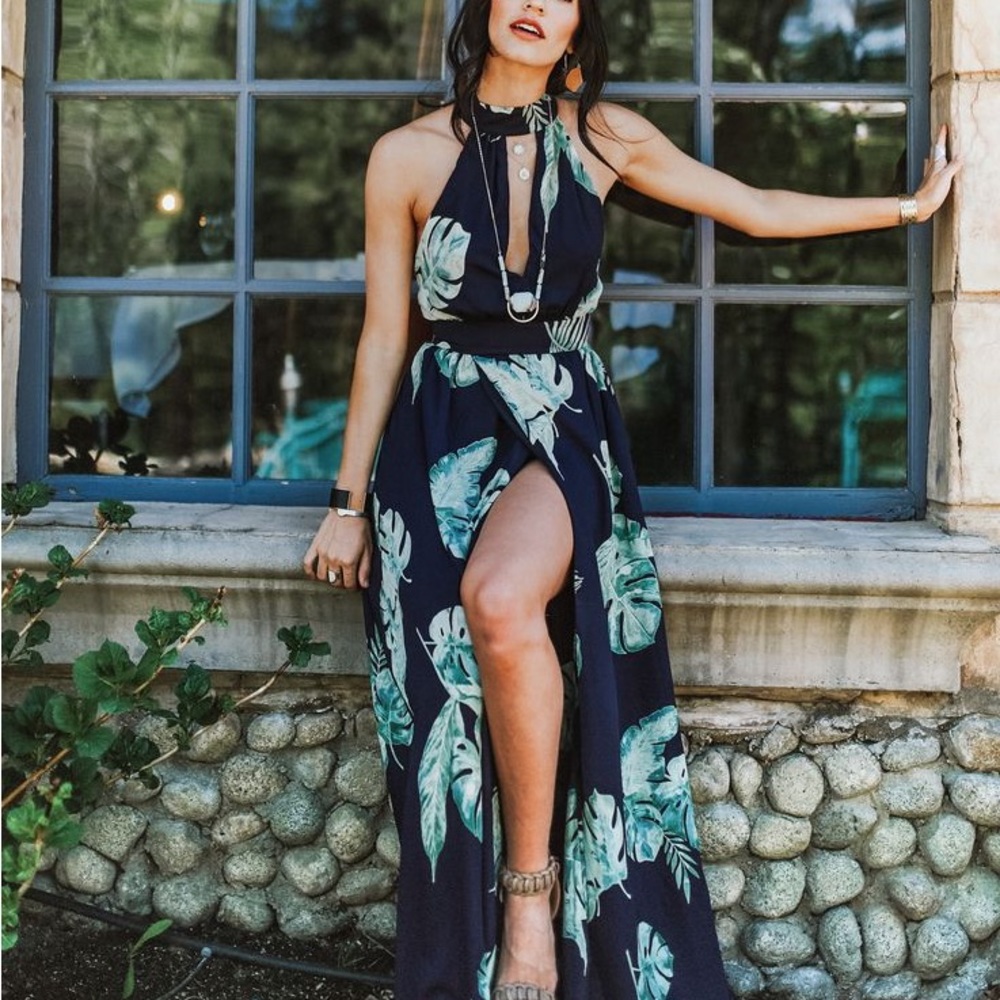 VICI Palm Maxi dress